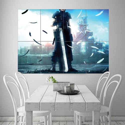 Crisis Core Final Fantasy VIIWand-Kunstdruck Riesenposter