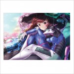 Dva Overwatch Artwork Wand-Kunstdruck Riesenposter