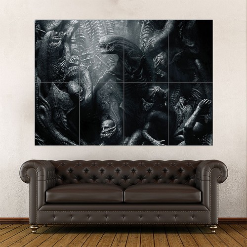 Alien Covenant 2017 Movie Block Giant Wall Art Poster