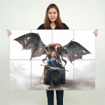 The Witcher 3 Wild Hunt Blood and Wine Wand-Kunstdruck Riesenposter