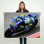 โปสเตอร์ ขนาดใหญ่ ภาพ Valentino Rossi MotoGP  วาเลนตีโน รอสซี มอเตอร์ไซค์ 