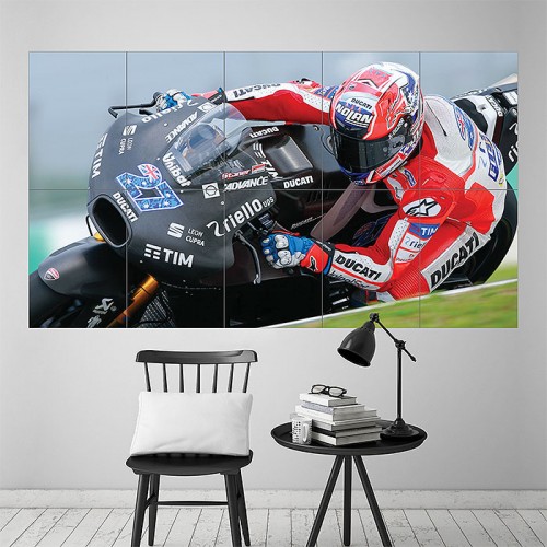 Casey Stoner Moto GP Block Giant Wall Art Poster