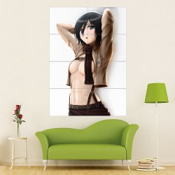 Attack on Titan Mikasa Ackerman Hot Block Giant Wall Art Poster (P-1981)