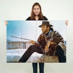 Clint Eastwood Zwei glorreiche Halunken Wand-Kunstdruck Riesenposter 