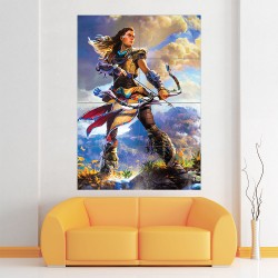 Horizon Zero Dawn Guerrilla Aloy Wand-Kunstdruck Riesenposter (P-1999)