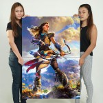 Horizon Zero Dawn Guerrilla Aloy  Wand-Kunstdruck Riesenposter 