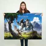 Horizon Zero Dawn Wide  Wand-Kunstdruck Riesenposter 