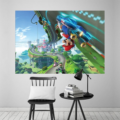 Mario Kart  Wand-Kunstdruck Riesenposter 