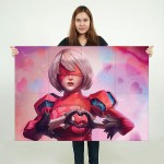 NieR Automata Valentine  Wand-Kunstdruck Riesenposter 