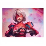 NieR Automata Valentine  Wand-Kunstdruck Riesenposter 