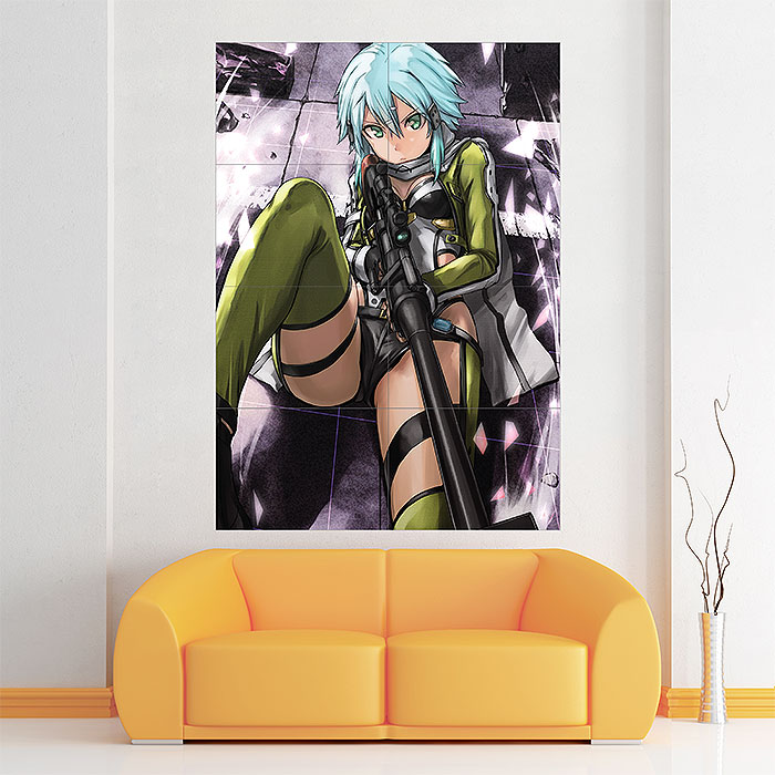 Sword Art Online Game Block Giant Wall Art Poster