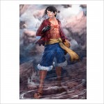 Luffy  One Piece Wand-Kunstdruck Riesenposter 