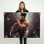 Wolverine Artwork  Wand-Kunstdruck Riesenposter