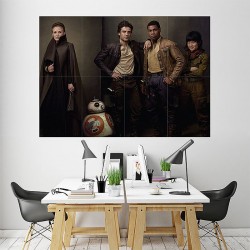 Star Wars the Last Jedi 2017 Block Giant Wall Art Poster (P-2029)