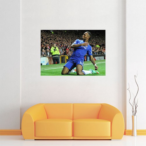 Didier Drogba Block Giant Wall Art Poster