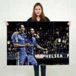 Frank Lampard & John Terry Chelsea Legends Block Giant Wall Art Poster