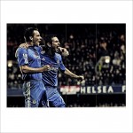 Frank Lampard & John Terry Chelsea Legends Block Giant Wall Art Poster