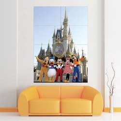 Disney World Wand-Kunstdruck Riesenposter (P-2038)