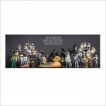 Star Wars Action Fighting Futuristic  Wand-Kunstdruck Riesenposter 