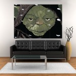 Star Wars Yoda  Wand-Kunstdruck Riesenposter