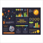 Space Infographic Block Giant Wall Art Poster