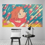 Ponyo Block Giant Wall Art Poster 