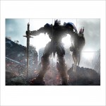 Transformers the Last Knight Optimus Prime Block Giant Wall Art Poster