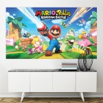 โปสเตอร์ ขนาดใหญ่ Mario Rabbids Kingdom Battle มาริโอ