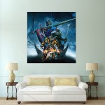 Transformers the Last Knight 2017 Block Giant Wall Art Poster