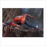 Spider Man PS4 Block Giant Wall Art Poster