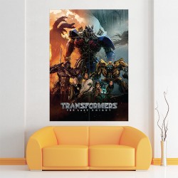 Transformers the Last Knight 2017 Movies Block Giant Wall Art Poster (P-2074)