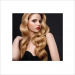 Long Wavy Blonde Hair  Wand-Kunstdruck Riesenposter 