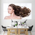 Woman Hairstyle  Wand-Kunstdruck Riesenposter