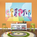 my Little Pony the Movie 2017  Wand-Kunstdruck Riesenposter