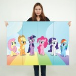 my Little Pony the Movie 2017  Wand-Kunstdruck Riesenposter