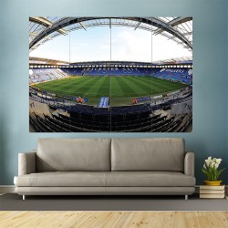 Leicester City King Power Stadium Block Giant Wall Art Poster (P-2096)