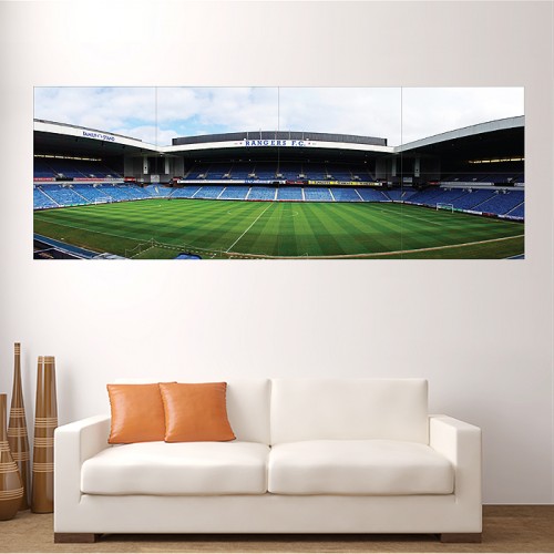 โปสเตอร์ ขนาดใหญ่ Rangers FC Ibrox Glasgow 1