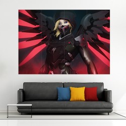 Blackwatch Mercy Overwatch  Wand-Kunstdruck Riesenposter (P-2105)