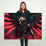 Blackwatch Mercy Overwatch  Wand-Kunstdruck Riesenposter