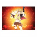 Anime Girl Guns Block Giant Wall Art Poster