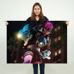 Punk Tracer Overwatch  Wand-Kunstdruck Riesenposter