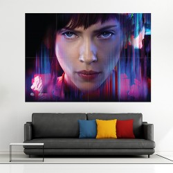 Ghost in the Shell Scarlett Johansson Block Giant Wall Art Poster (P-2110)