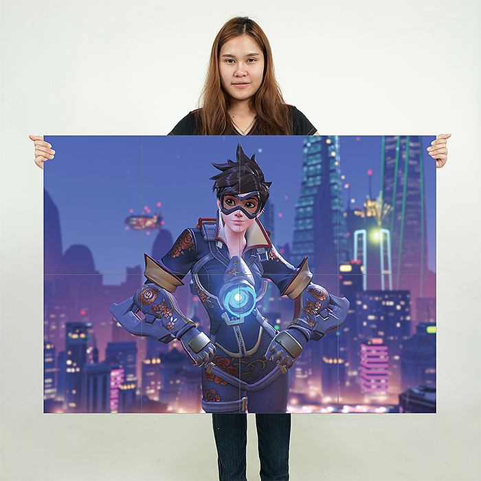 Poster, Quadro Overwatch - Tracer em