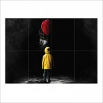 It 2017 Horror Movie  Wand-Kunstdruck Riesenposter