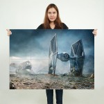 Tie Fighter Star Wars  Wand-Kunstdruck Riesenposter