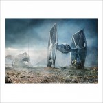 Tie Fighter Star Wars  Wand-Kunstdruck Riesenposter