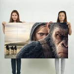 War for the Planet of the Apes 2017  Wand-Kunstdruck Riesenposter 