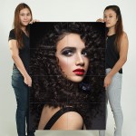 Curly Hair  Wand-Kunstdruck Riesenposter 