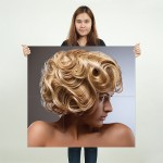 Finger Waves Hairstyles  Wand-Kunstdruck Riesenposter 