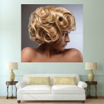 Finger Waves Hairstyles  Wand-Kunstdruck Riesenposter 